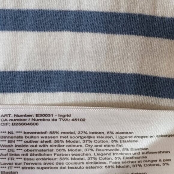 Garcia Jeans , Nautical Summer  Dress Sz M NWT - Picture 10 of 10